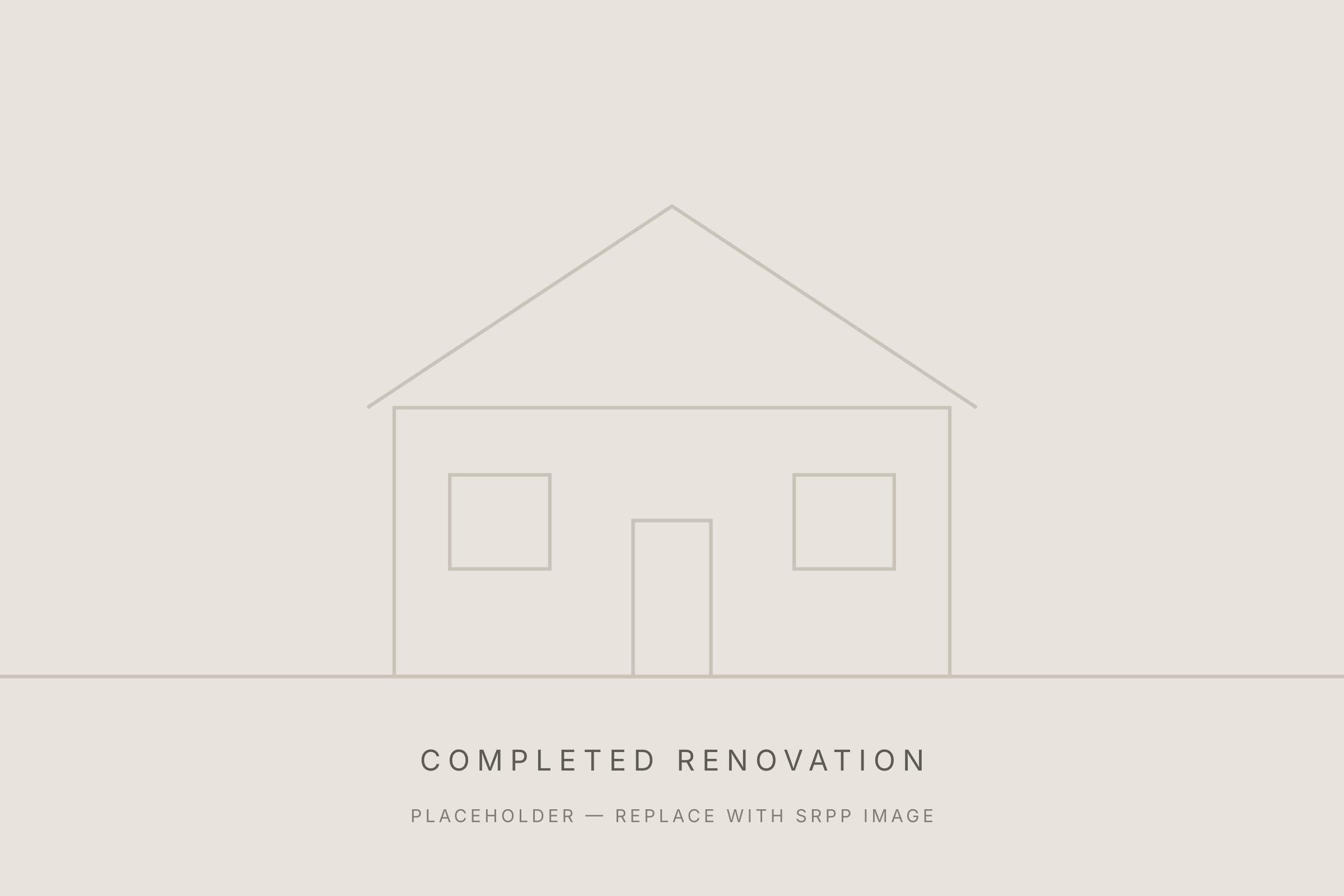 Completed renovation — placeholder
