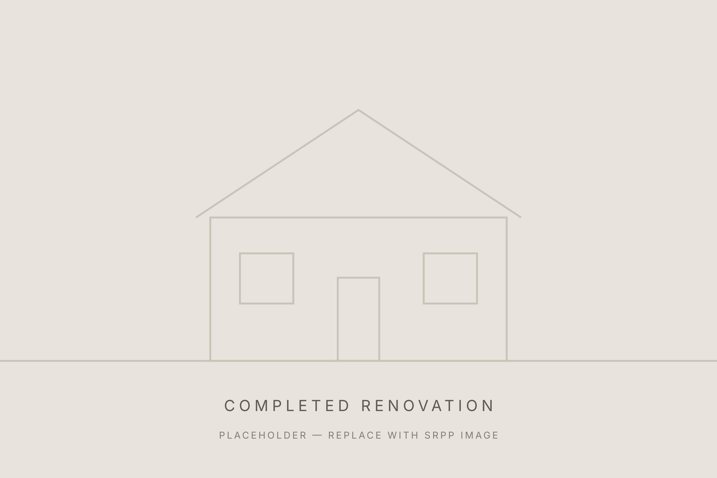 Completed renovation — placeholder