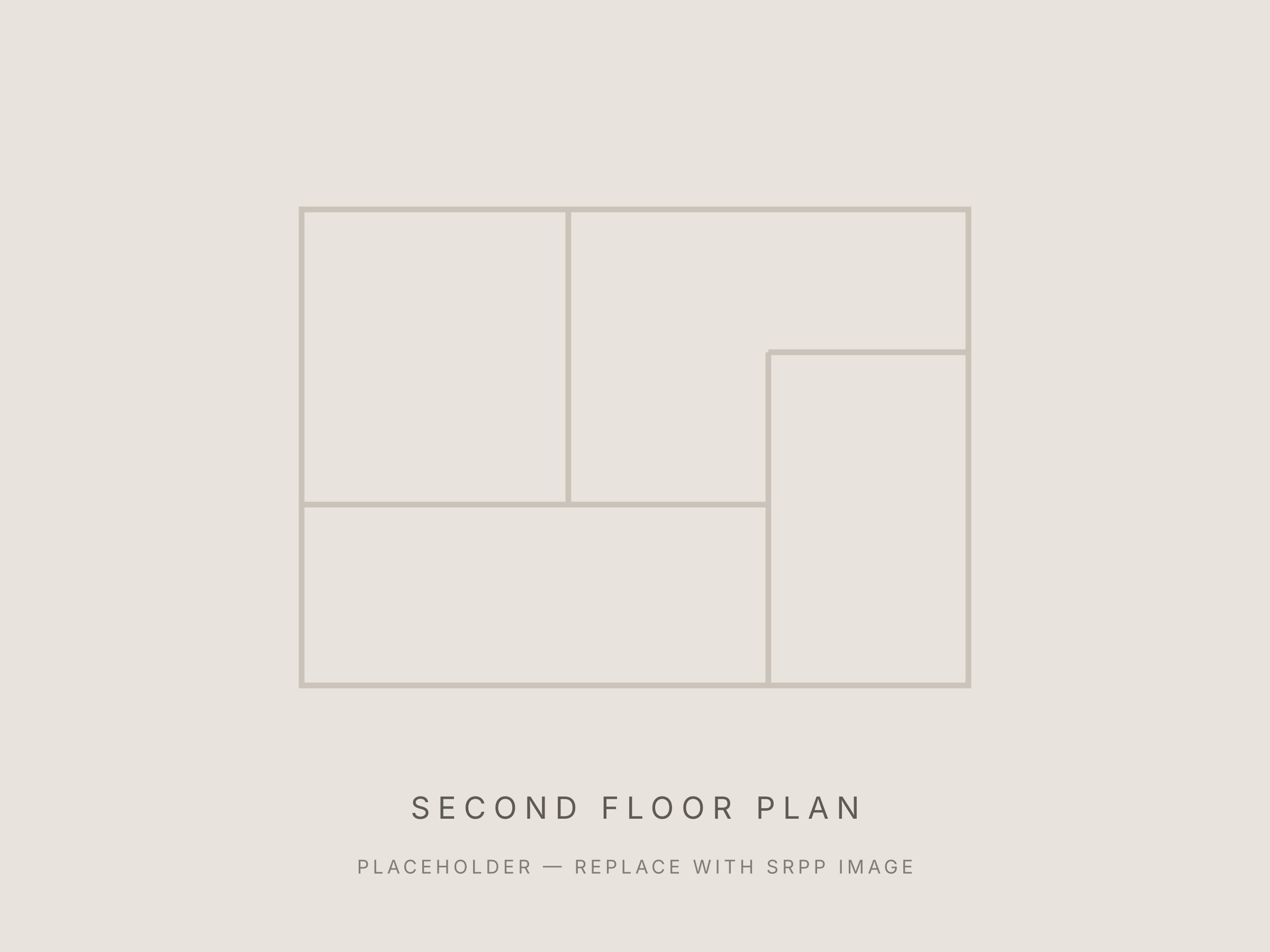 Second floor plan — placeholder